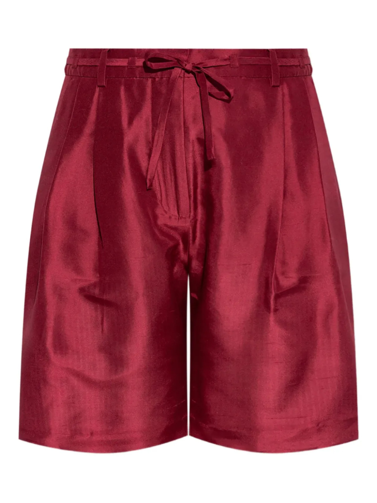 Атласные плиссированные шорты MUNTHE, красный
Атласные плиссированные шорты MUNTHE, красный