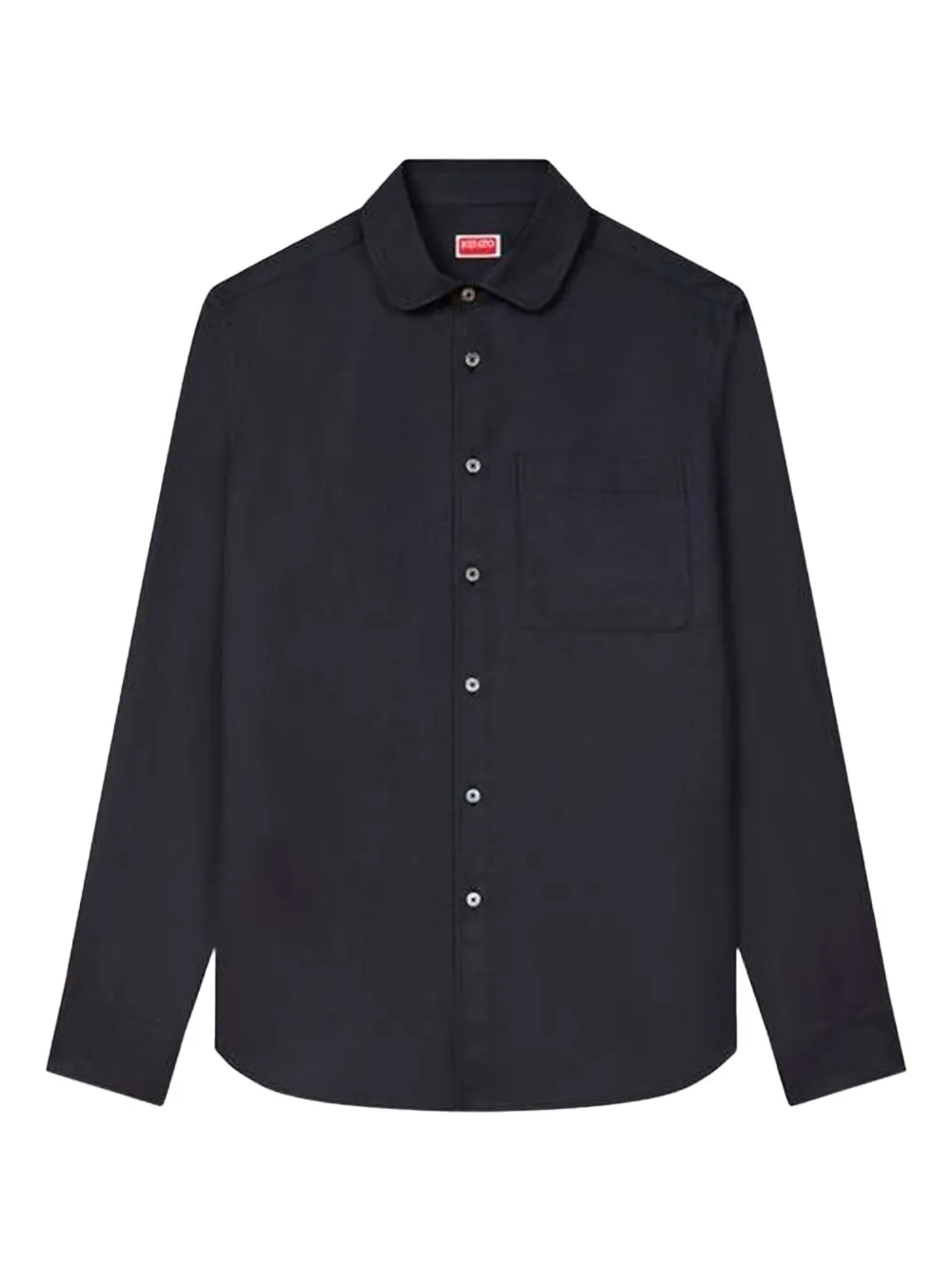 Хлопковая рубашка KENZO, черный 
Хлопковая рубашка KENZO, черный