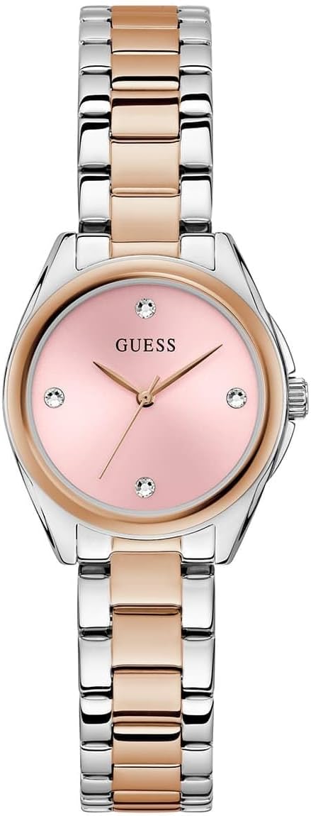 GUESS Factory часы аналоговые серебристые и розовое золото
GUESS Factory часы аналоговые серебристые и розовое золото