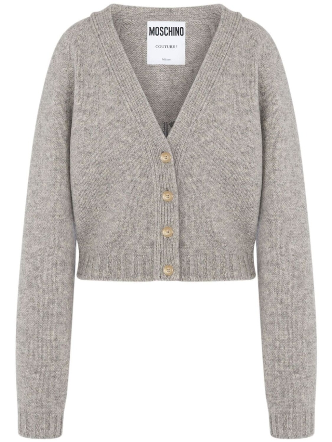 Moschino кардиган с вышивкой, серый
Moschino кардиган с вышивкой, серый