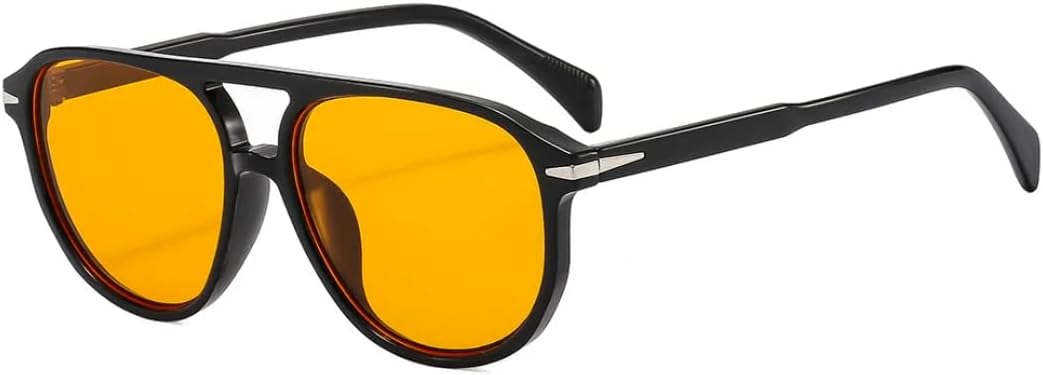 Ретро женские солнцезащитные очки с двойной перемычкой и заклепками, мужские повседневные очки с леопардовым градиентом, защита от УФ-излучения UV400 UATXTAU, Black Orange
Ретро женские солнцезащитные очки с двойной перемычкой и заклепками, мужские повседневные очки с леопардовым градиентом, защита от УФ-излучения UV400 UATXTAU, Black Orange