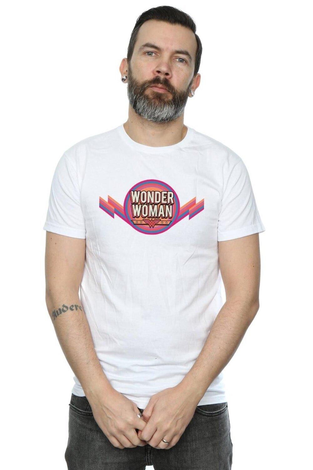 Футболка с радужным логотипом «Чудо-женщина» DC Comics, белый
Футболка с радужным логотипом «Чудо-женщина» DC Comics, белый