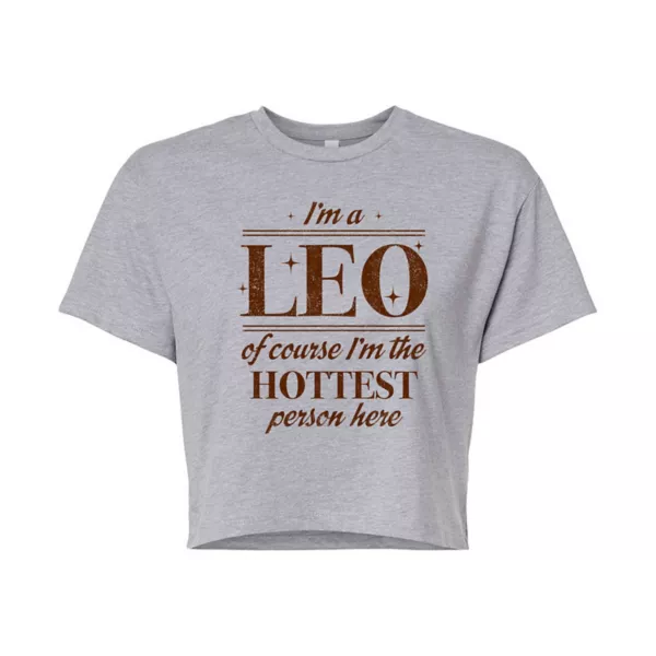 Укороченная футболка Juniors с изображением самого горячего человека в стиле Лео Unbranded, серый
Укороченная футболка Juniors с изображением самого горячего человека в стиле Лео Unbranded, серый