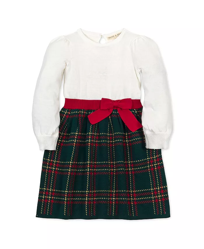 Органическое платье-свитер с длинным рукавом и бантом для девочек постарше Hope & Henry, зеленый
Органическое платье-свитер с длинным рукавом и бантом для девочек постарше Hope & Henry, зеленый