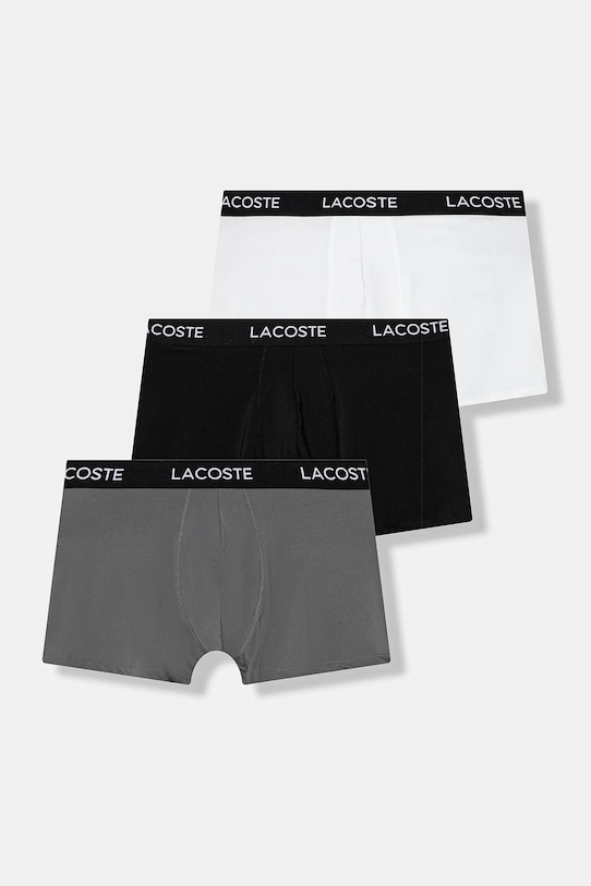 3 пары боксеров Lacoste, серый
3 пары боксеров Lacoste, серый