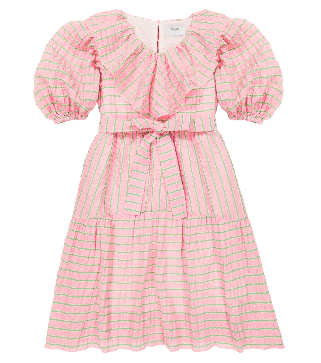 Полосатое платье из жатого хлопка Paade Mode, розовый 
Полосатое платье из жатого хлопка Paade Mode, розовый