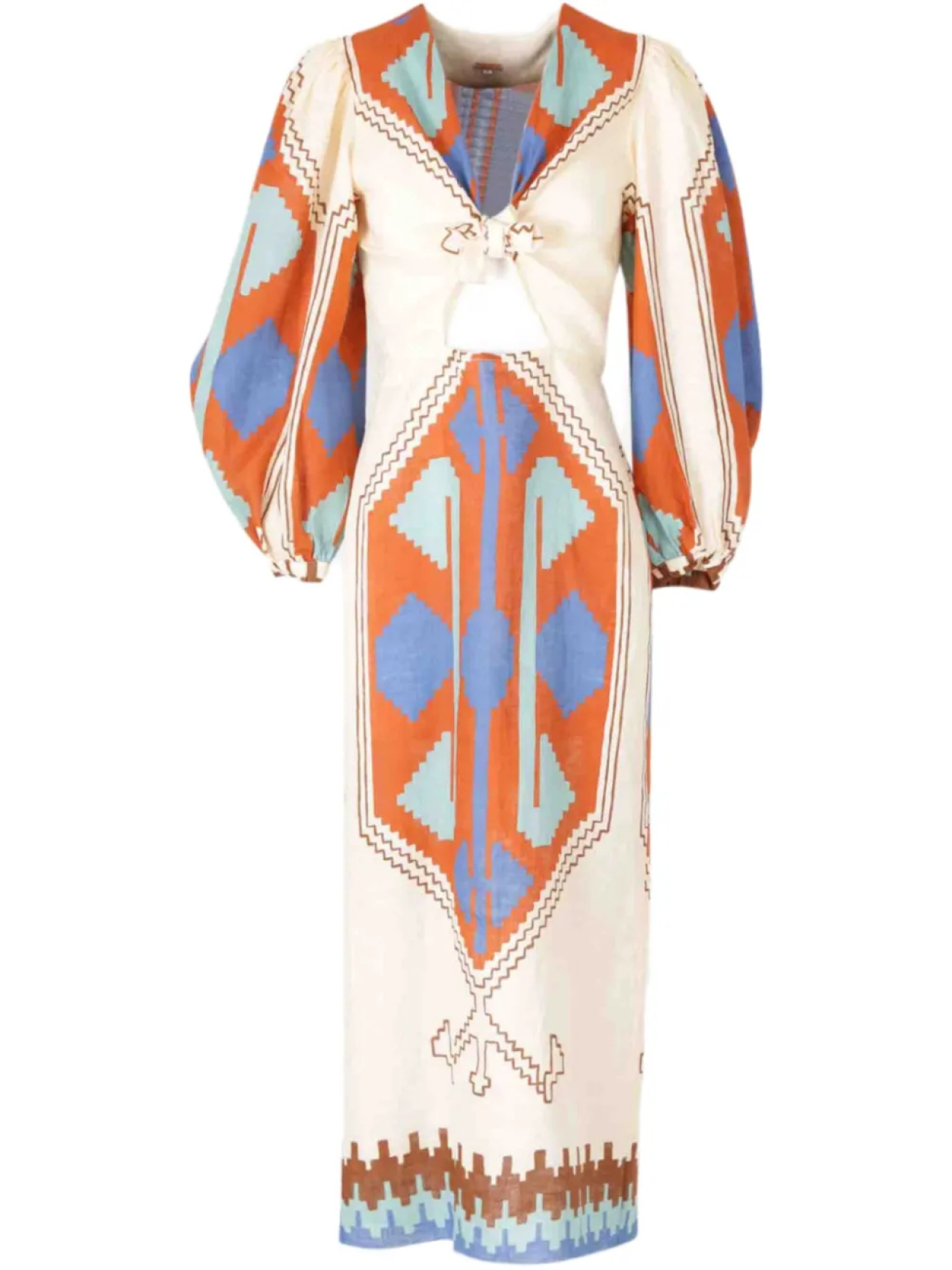 Льняное платье миди с графичным принтом Johanna Ortiz, нейтральный
Льняное платье миди с графичным принтом Johanna Ortiz, нейтральный