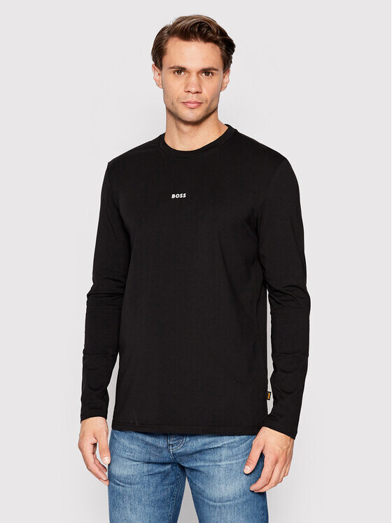 Классический крой с длинными рукавами Boss, черный
Классический крой с длинными рукавами Boss, черный