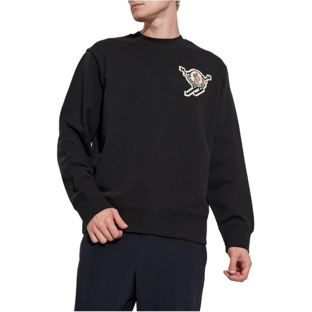 Свитер с аппликацией Moncler, черный
Свитер с аппликацией Moncler, черный