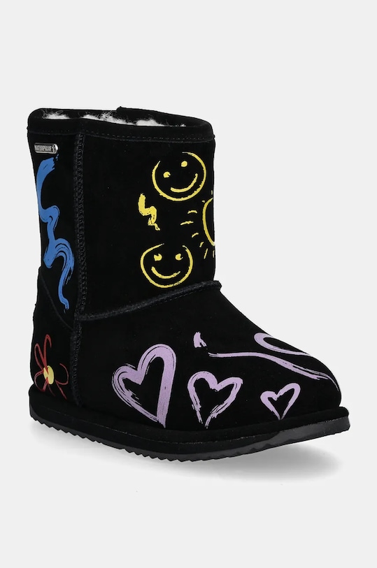 Детские замшевые зимние сапожки Hollis Emu Australia, черный 
Детские замшевые зимние сапожки Hollis Emu Australia, черный