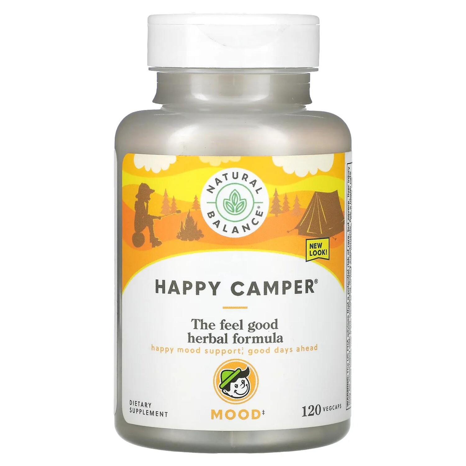 Natural Balance Happy Camper (Счастливый Отдыхающий) 120 овощных капсул
Natural Balance Happy Camper (Счастливый Отдыхающий) 120 овощных капсул