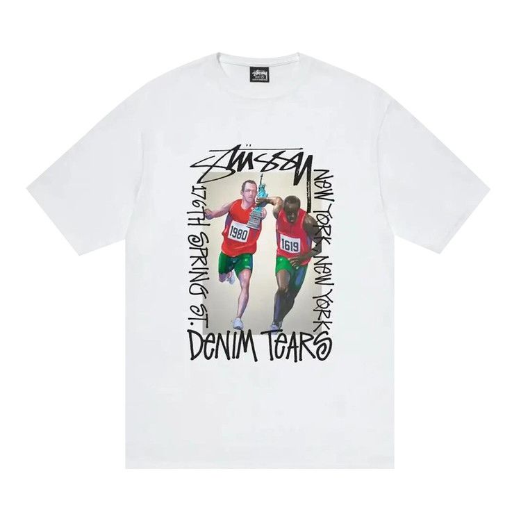 Футболка Stussy x Denim Tears Relay Tee, White
Футболка Stussy x Denim Tears Relay Tee, White