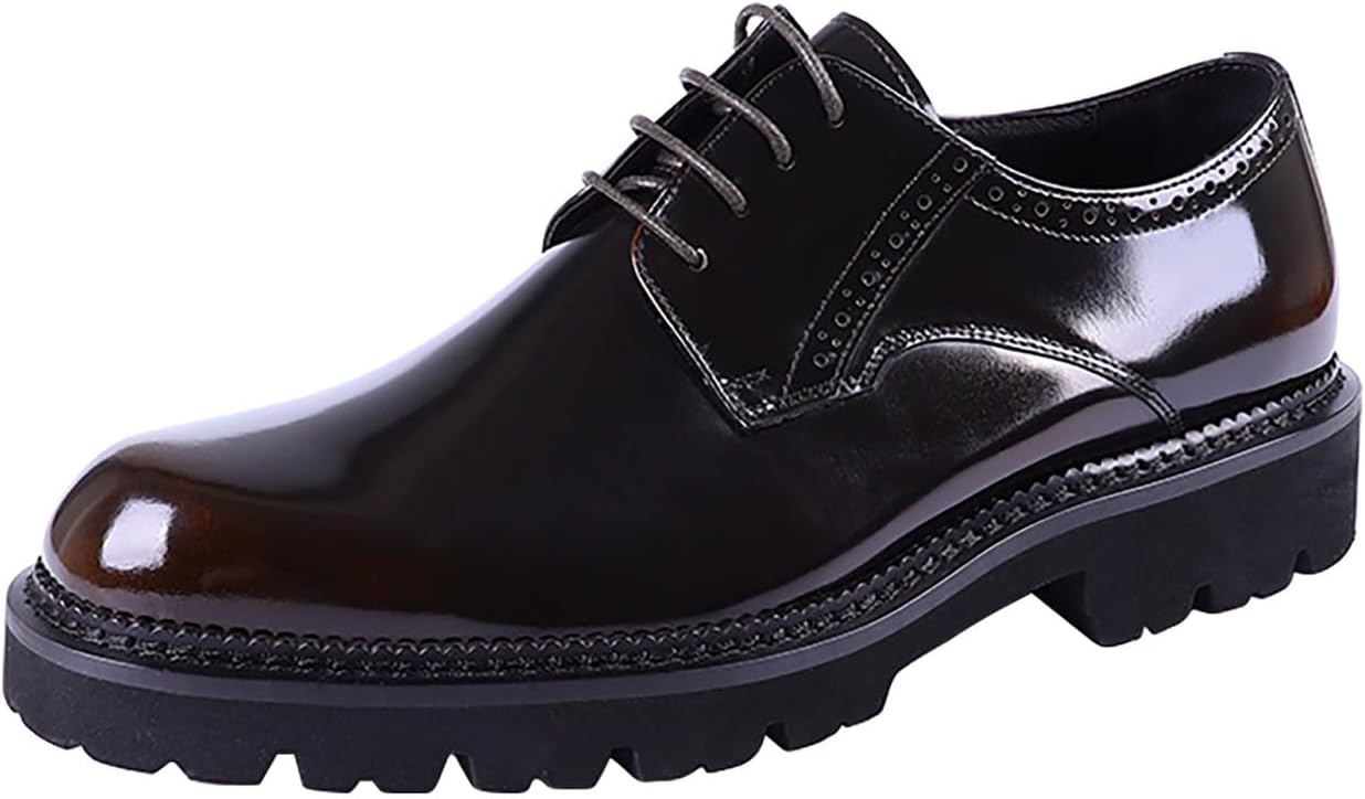 Мужские классические туфли Santimon из натуральной кожи, стильные оксфорды с перфорацией, формальные деловые туфли типа дерби для мужчин, красный
Мужские классические туфли Santimon из натуральной кожи, стильные оксфорды с перфорацией, формальные деловые туфли типа дерби для мужчин, красный