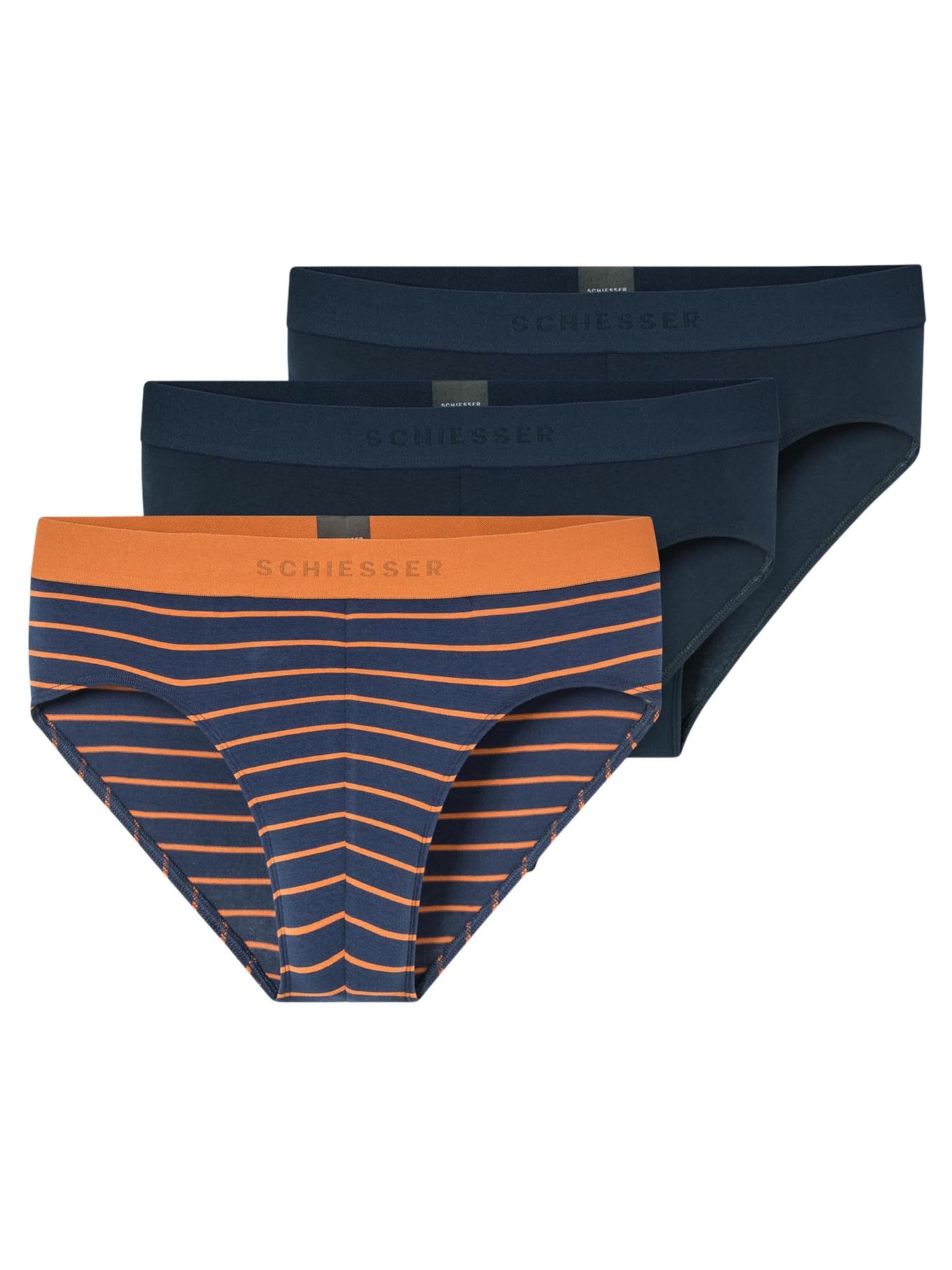 SCHIESSER Трусы '95/5' в темно-синем и оранжевом цвете
SCHIESSER Трусы '95/5' в темно-синем и оранжевом цвете