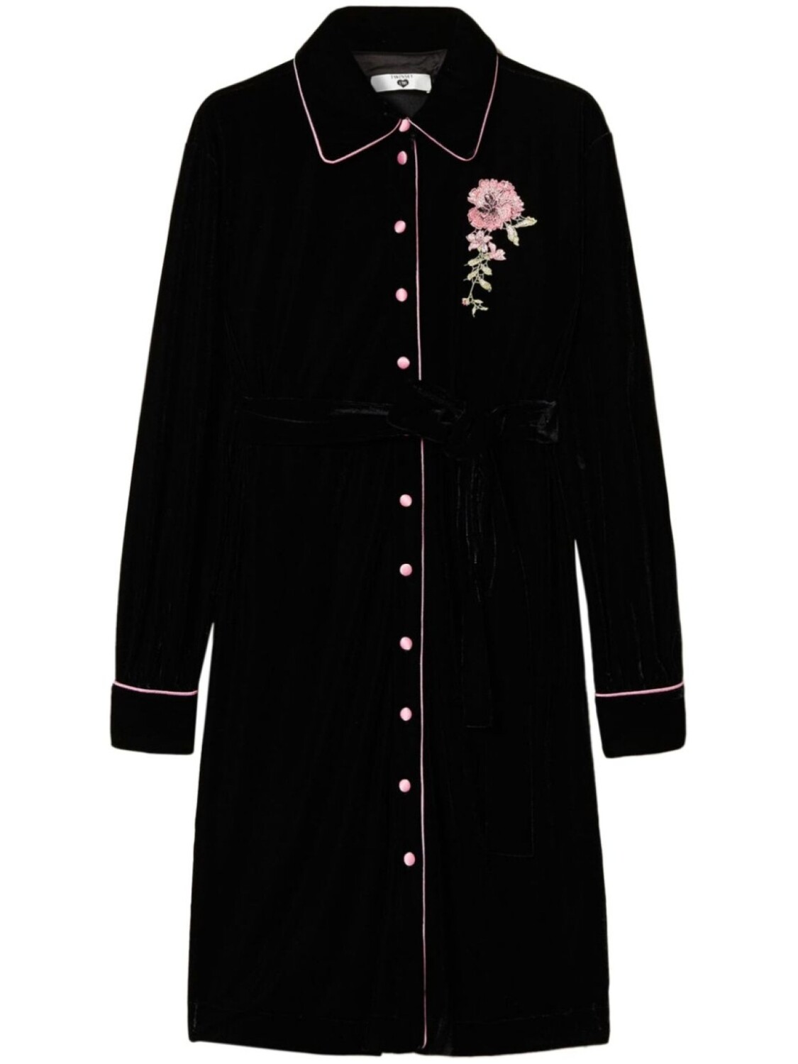 Ночная рубашка с цветочным мотивом TWINSET, черный
Ночная рубашка с цветочным мотивом TWINSET, черный