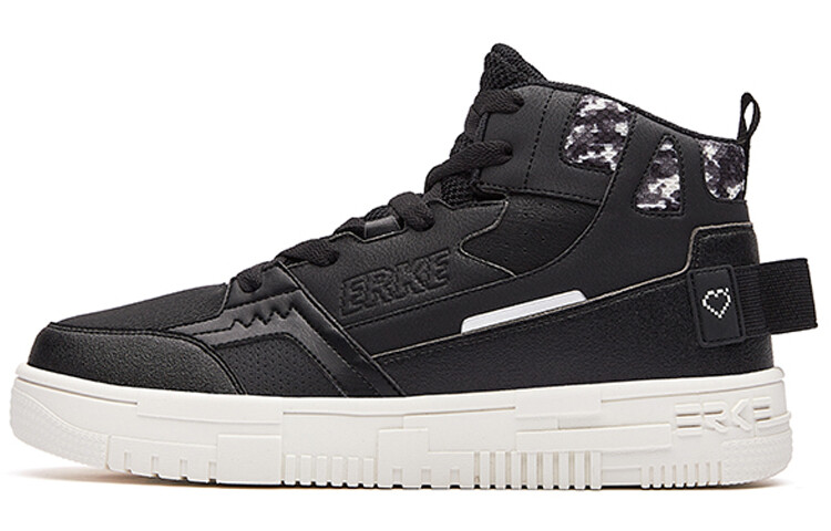 Контрактные скейтбордные кеды мужские высокие черный/белый Erke
Контрактные скейтбордные кеды мужские высокие черный/белый Erke