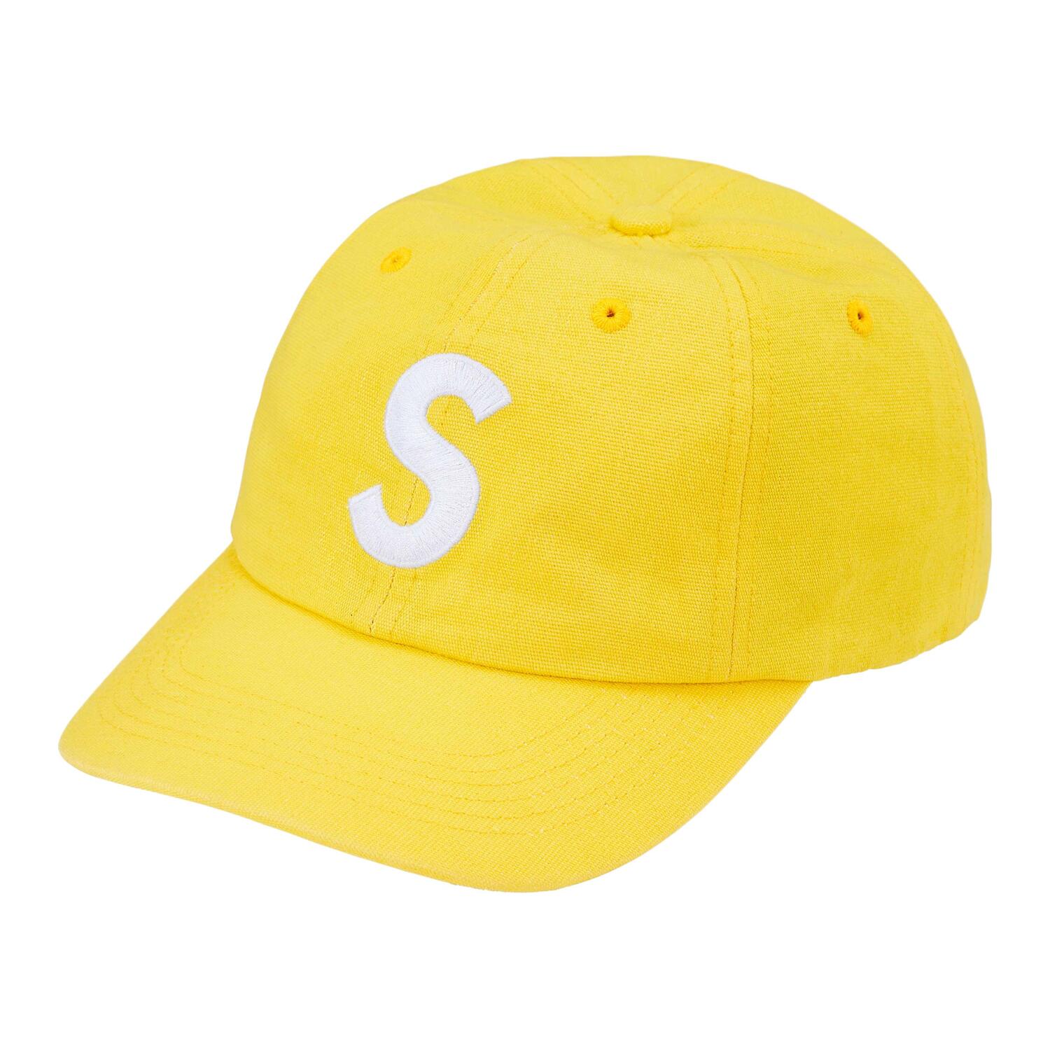 Supreme Кепка с логотипом S из ткани кордура деним, Yellow 
Supreme Кепка с логотипом S из ткани кордура деним, Yellow