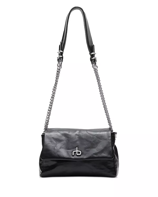 Маленькая кожаная сумка через плечо Chelsea с клапаном Rag & Bone, черный
Маленькая кожаная сумка через плечо Chelsea с клапаном Rag & Bone, черный