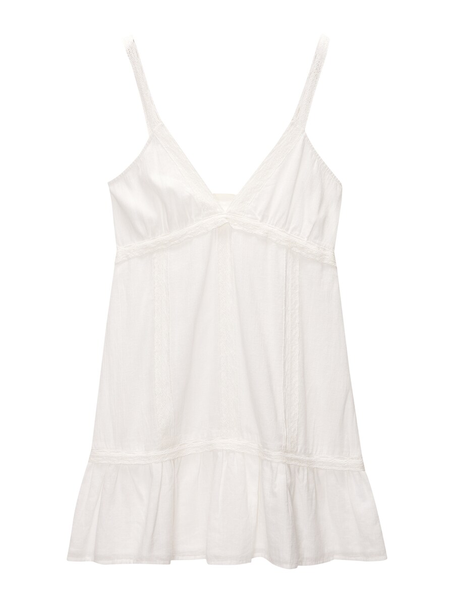 Летнее платье Pull&Bear, натуральный белый
Летнее платье Pull&Bear, натуральный белый