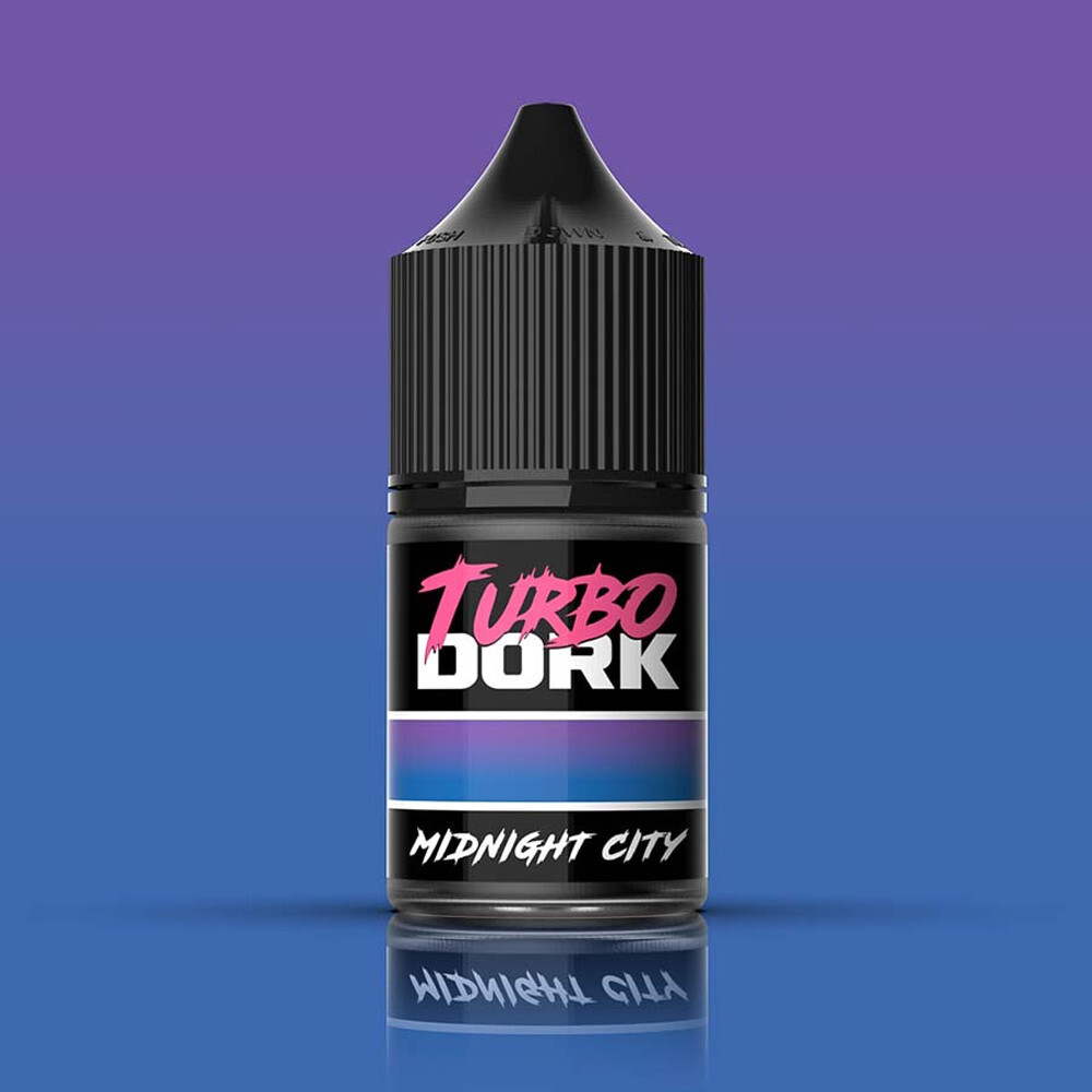Аксессуары Turbo Dork ZeniShift Acrylic Paint: Midnight City (22ml)
Аксессуары Turbo Dork ZeniShift Acrylic Paint: Midnight City (22ml)