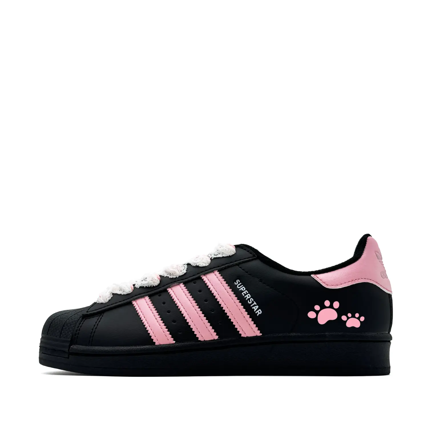 Superstar 2 Cat Paw устойчивые к истиранию низкие детские скейтбординг кроссовки Black для подростков Adidas Originals, розовый
Superstar 2 Cat Paw устойчивые к истиранию низкие детские скейтбординг кроссовки Black для подростков Adidas Originals, розовый