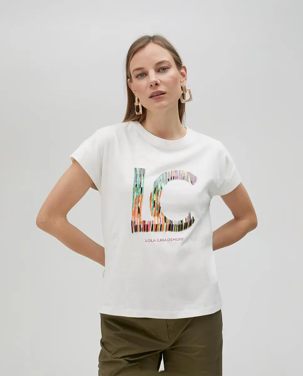 Женская футболка с короткими рукавами и круглым вырезом Lola Casademunt, белый
Женская футболка с короткими рукавами и круглым вырезом Lola Casademunt, белый