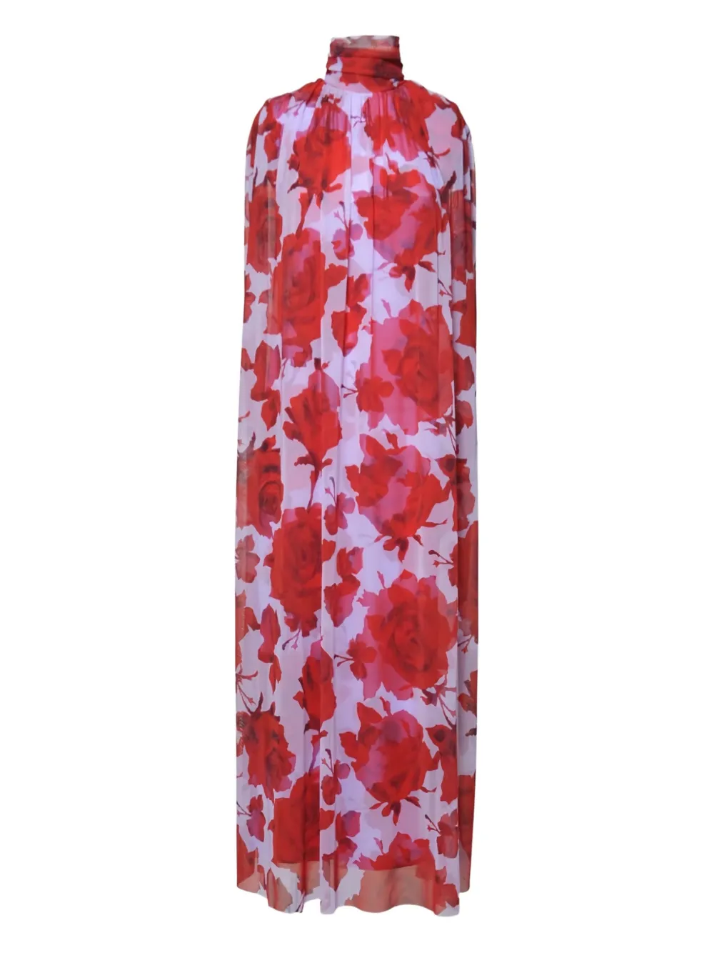 Платье с цветочным принтом и высоким воротником Msgm, фиолетовый
Платье с цветочным принтом и высоким воротником Msgm, фиолетовый