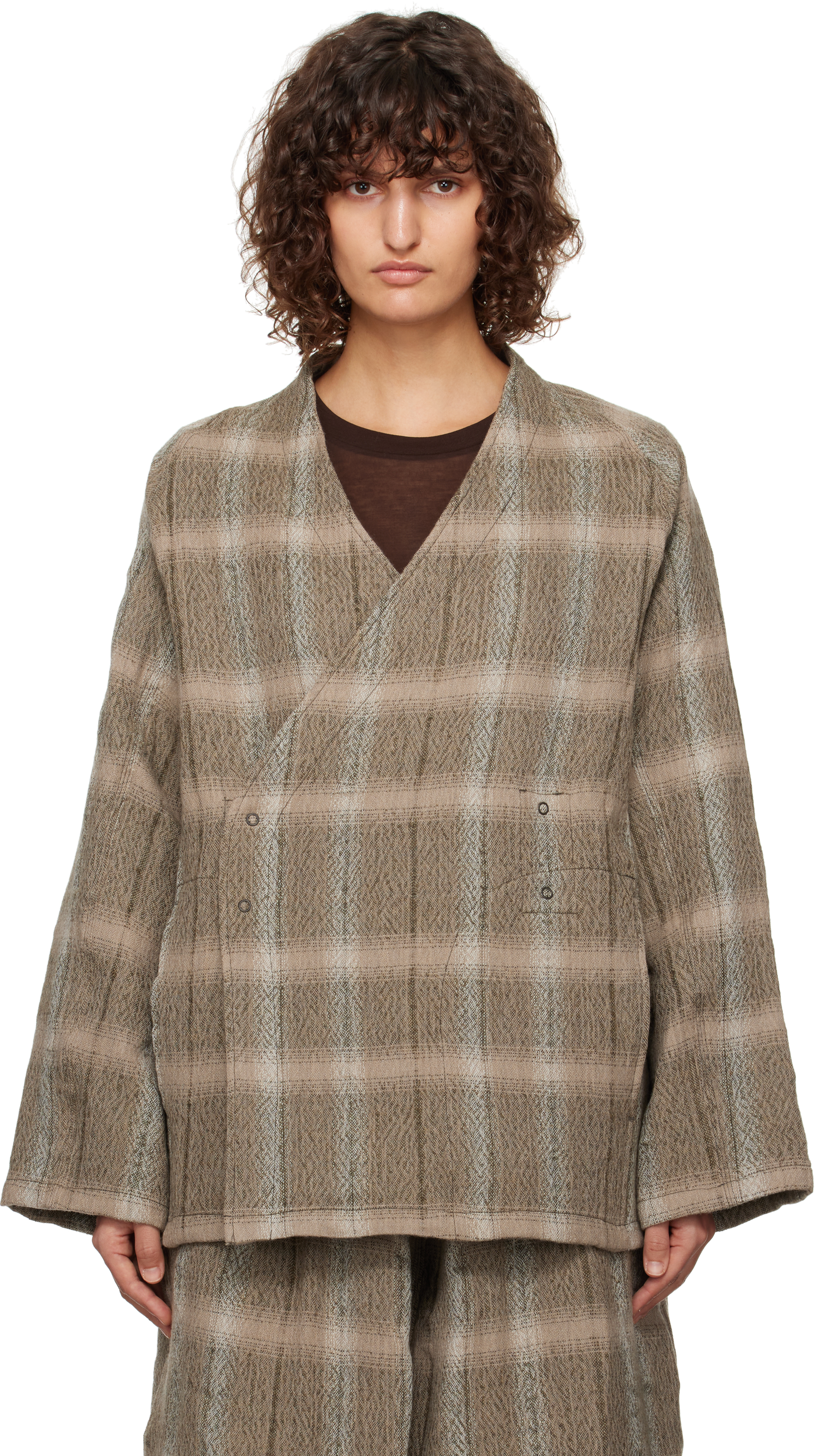 Куртка цвета хаки Самуэ NEEDLES, оливковый
Куртка цвета хаки Самуэ NEEDLES, оливковый