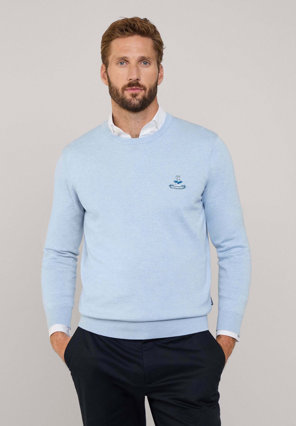 Свитер CO CREW BIRDIE Façonnable, светло-голубой
Свитер CO CREW BIRDIE Façonnable, светло-голубой