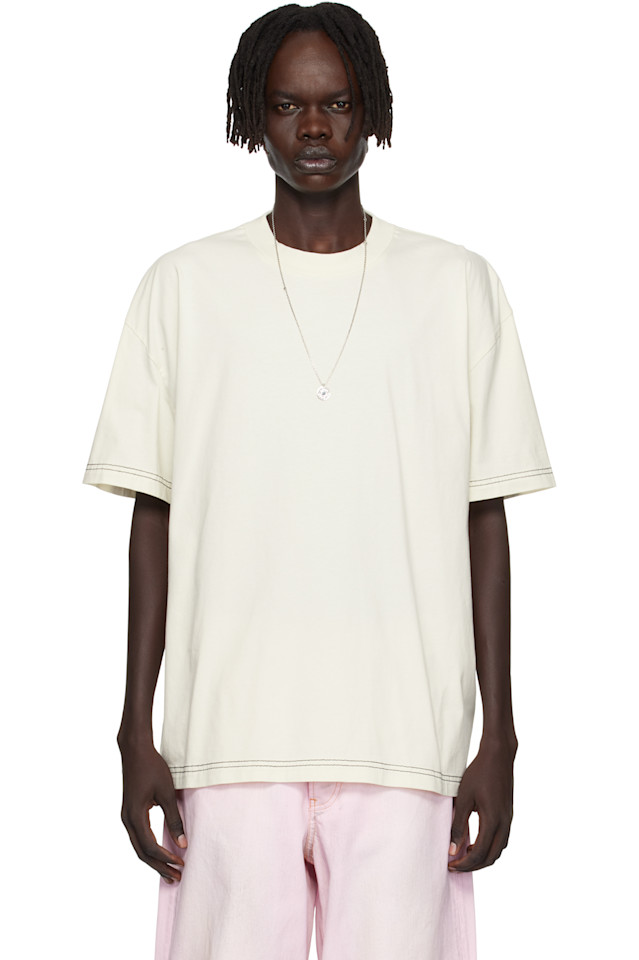 Acne Studios Футболка с логотипом Off-White
Acne Studios Футболка с логотипом Off-White