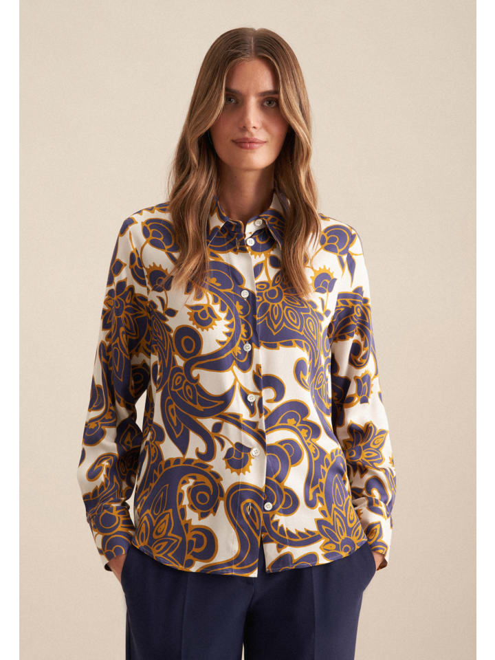 Блузка Seidensticker, средне-синий
Блузка Seidensticker, средне-синий