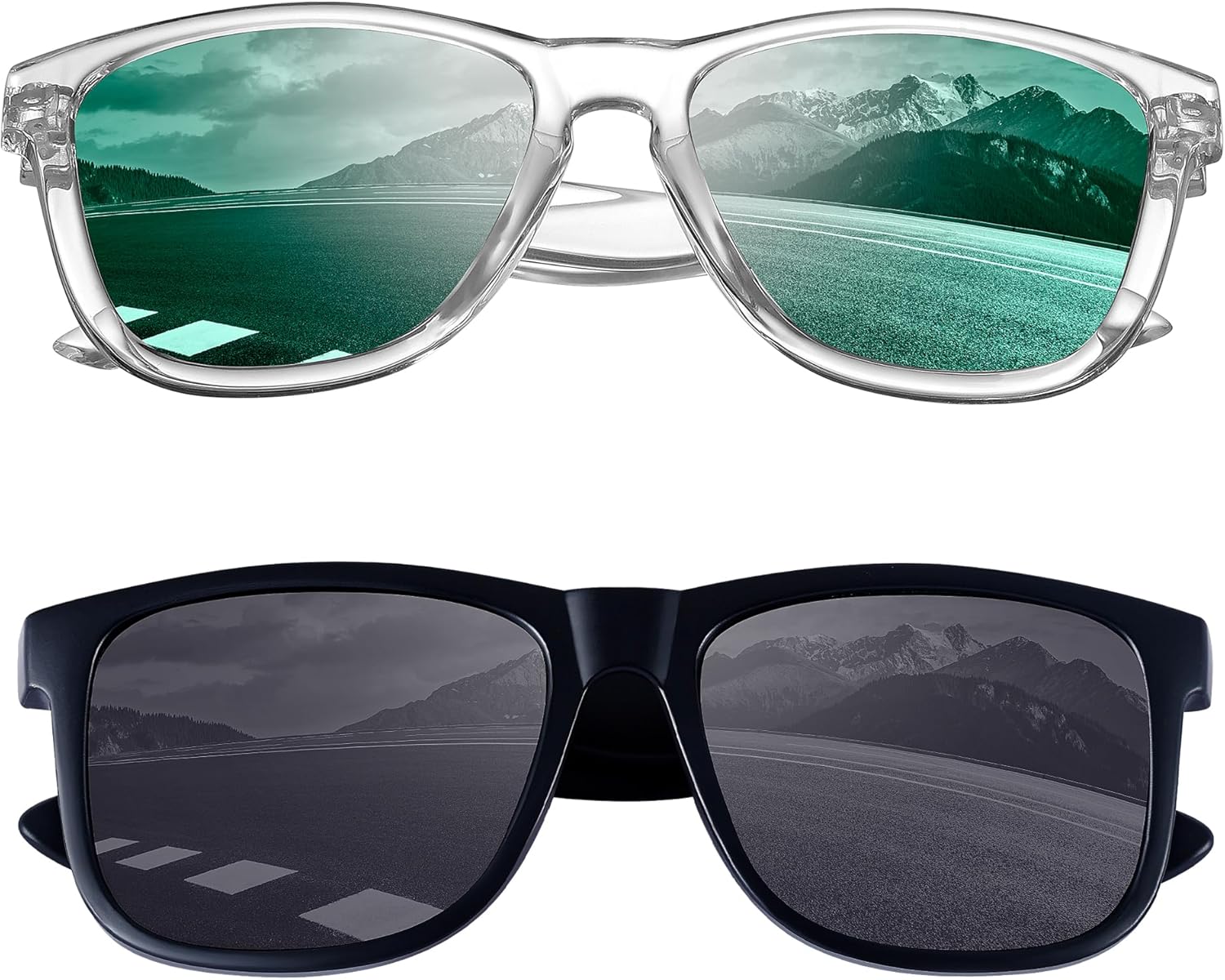 Классические поляризованные солнцезащитные очки KesaPlan для женщин и мужчин, модные ретро-солнцезащитные очки для женщин и мужчин для вождения, защита от УФ-излучения, 2 Pack Green Mirrored + Matte Black
Классические поляризованные солнцезащитные очки KesaPlan для женщин и мужчин, модные ретро-солнцезащитные очки для женщин и мужчин для вождения, защита от УФ-излучения, 2 Pack Green Mirrored + Matte Black
