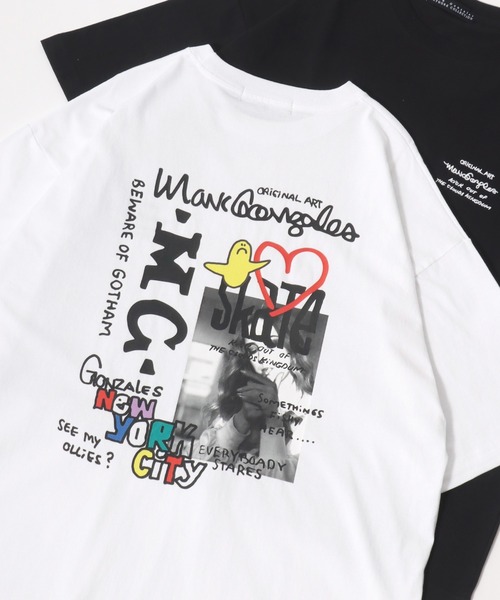 Футболка оверсайз с коротким рукавом, с вышитым принтом на спине Mark Gonzales, белый
Футболка оверсайз с коротким рукавом, с вышитым принтом на спине Mark Gonzales, белый