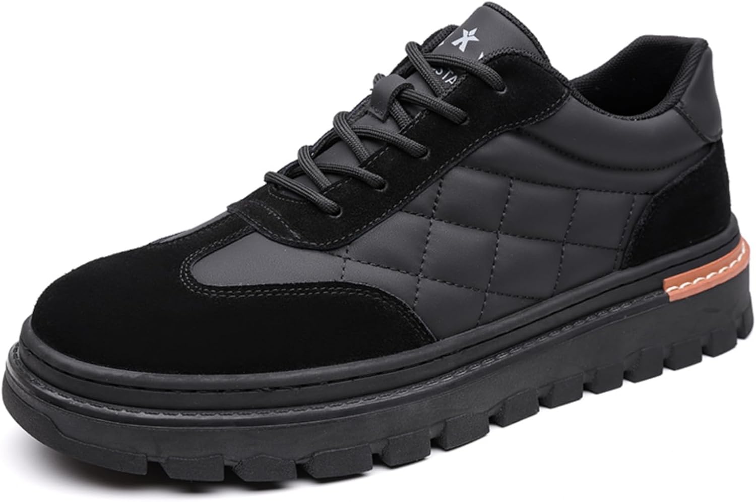 Мужские черные кожаные кроссовки для хайкинга, стильные шнурованные туфли с прочной противоскользящей подошвой Aokisx
Мужские черные кожаные кроссовки для хайкинга, стильные шнурованные туфли с прочной противоскользящей подошвой Aokisx