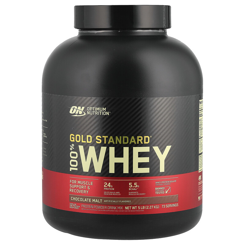 Optimum Nutrition, Gold Standard 100% Whey, шоколадный солод, 2,27 кг (5 фунтов) 
Optimum Nutrition, Gold Standard 100% Whey, шоколадный солод, 2,27 кг (5 фунтов)