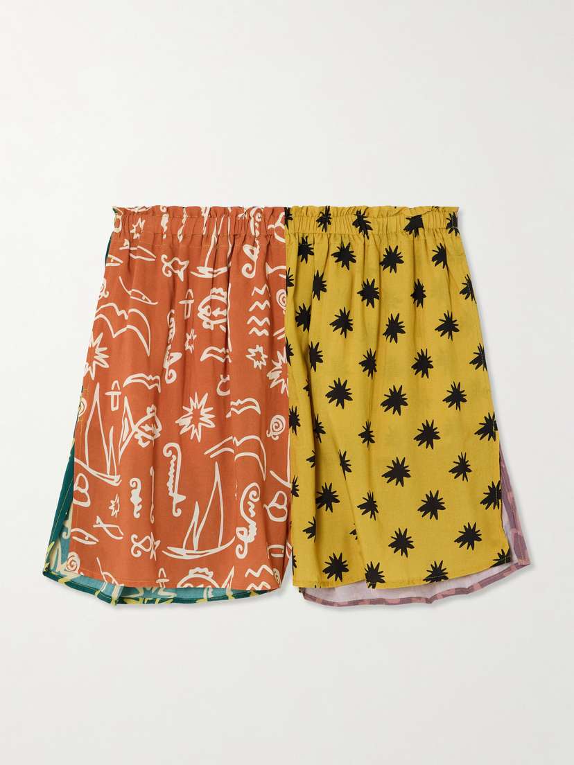 Атласные шорты с принтом Estrellitas Donde Esteban, желтый
Атласные шорты с принтом Estrellitas Donde Esteban, желтый