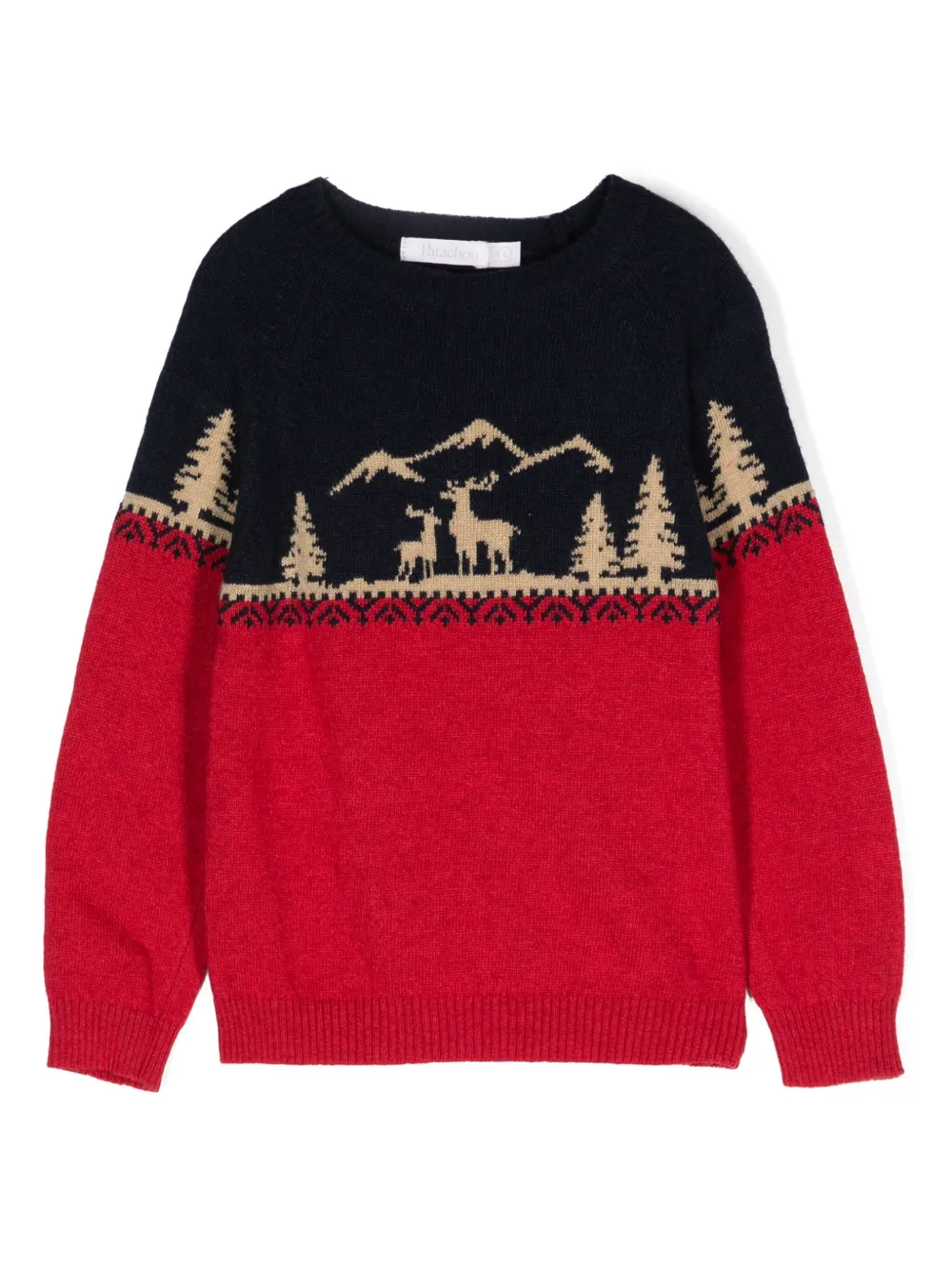 Свитер вязки интарсия Patachou, синий
Свитер вязки интарсия Patachou, синий