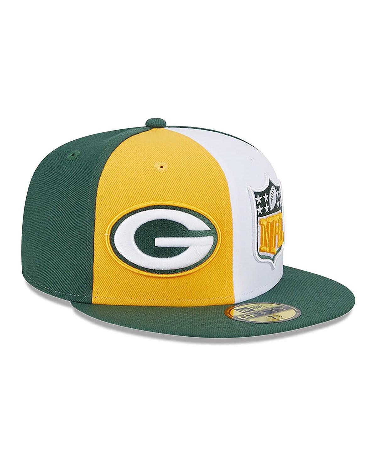 Мужская золотисто-зеленая приталенная кепка Green Bay Packers 2023 Sideline 59FIFTY New Era
Мужская золотисто-зеленая приталенная кепка Green Bay Packers 2023 Sideline 59FIFTY New Era