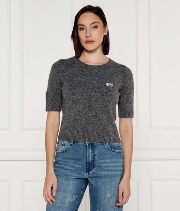 Свитер Liu Jo с добавлением шерсти, серый
Свитер Liu Jo с добавлением шерсти, серый