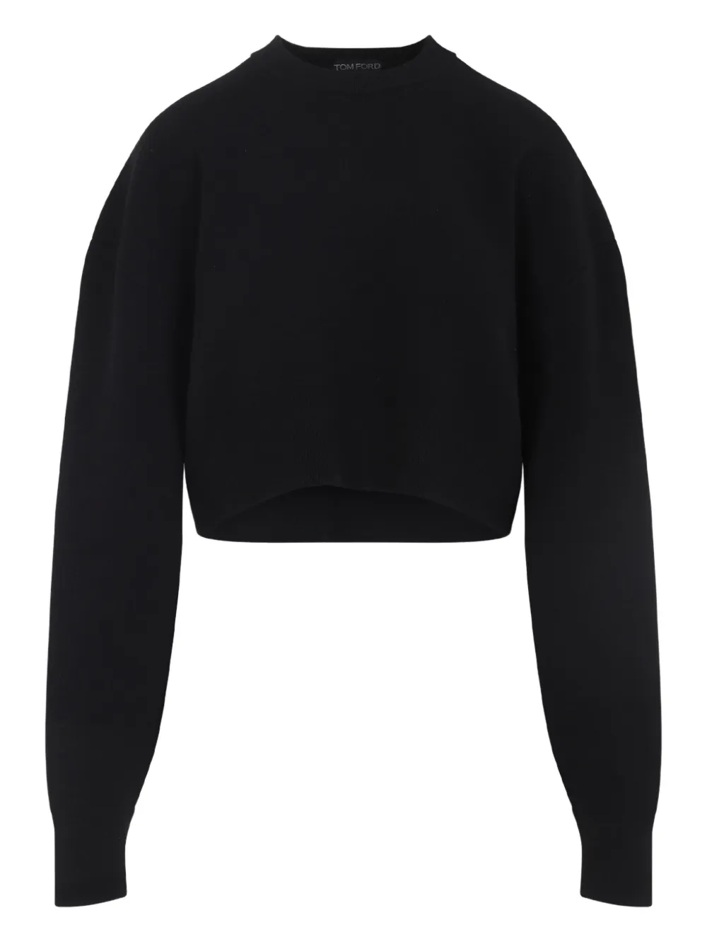Укороченный свитер TOM FORD, черный 
Укороченный свитер TOM FORD, черный