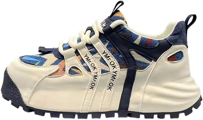 Модные мужские спортивные кроссовки большого размера с толстой подошвой. Дышащие и удобные. Противоскользящие и прочные. Подходят для активного отдыха, повседневного ношения и бега Fmshi, белый/синий
Модные мужские спортивные кроссовки большого размера с толстой подошвой. Дышащие и удобные. Противоскользящие и прочные. Подходят для активного отдыха, повседневного ношения и бега Fmshi, белый/синий