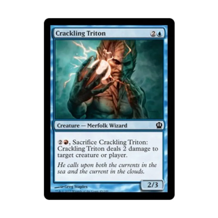 CCG Потрескивающий Тритон (С), MTG - Theros
CCG Потрескивающий Тритон (С), MTG - Theros