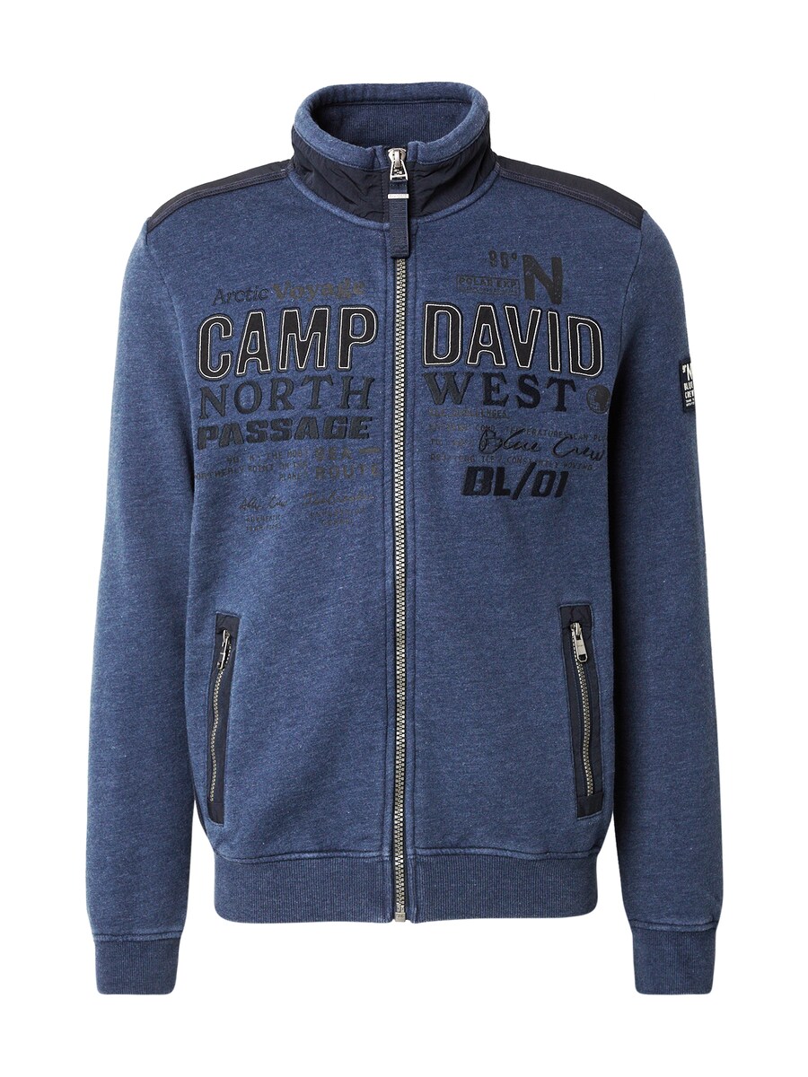 Худи с капюшоном на молнии CAMP DAVID, Navy
Худи с капюшоном на молнии CAMP DAVID, Navy