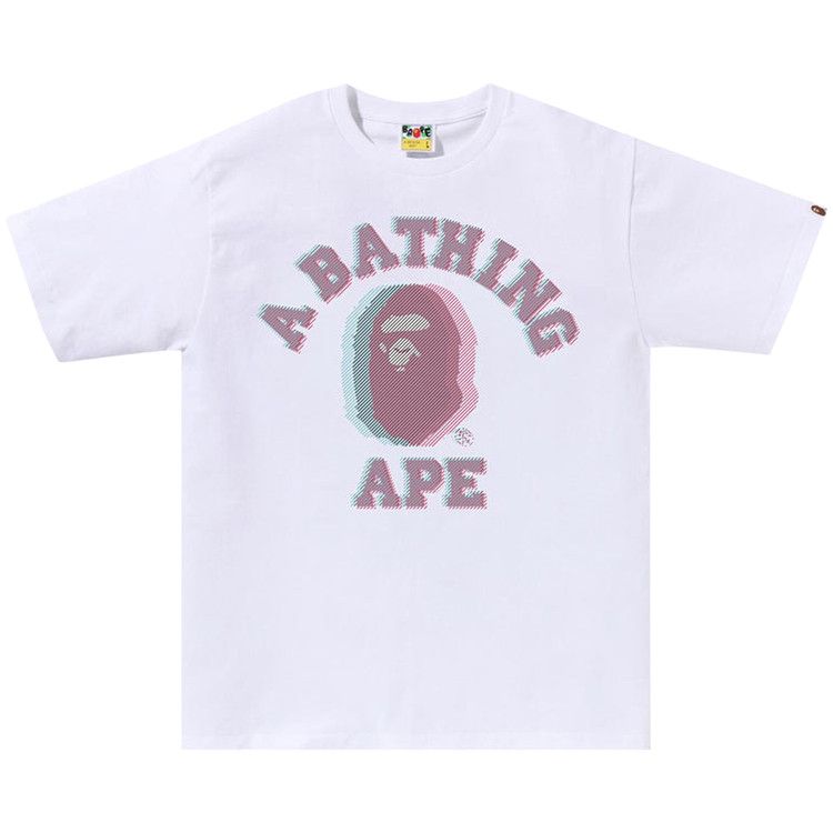 Футболка BAPE Glitch Art College Tee, White
Футболка BAPE Glitch Art College Tee, White