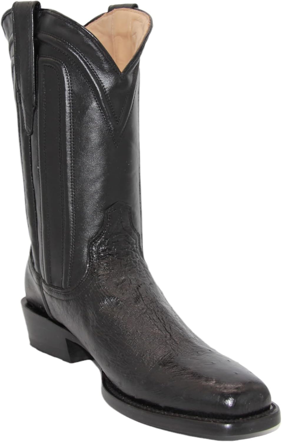 Мужские классические ковбойские ботинки из натуральной гладкой кожи страуса с квадратным носком, черного цвета The Western Shops
Мужские классические ковбойские ботинки из натуральной гладкой кожи страуса с квадратным носком, черного цвета The Western Shops