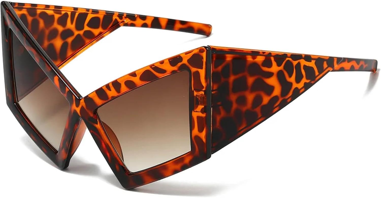 Ретро большие солнцезащитные очки «кошачий глаз» для женщин и мужчин, для отдыха на природе, пляжа, вечеринок, с защитой от УФ-излучения UV400, в панк-стиле, с крупной оправой UATXTAU, Leopard-brown
Ретро большие солнцезащитные очки «кошачий глаз» для женщин и мужчин, для отдыха на природе, пляжа, вечеринок, с защитой от УФ-излучения UV400, в панк-стиле, с крупной оправой UATXTAU, Leopard-brown