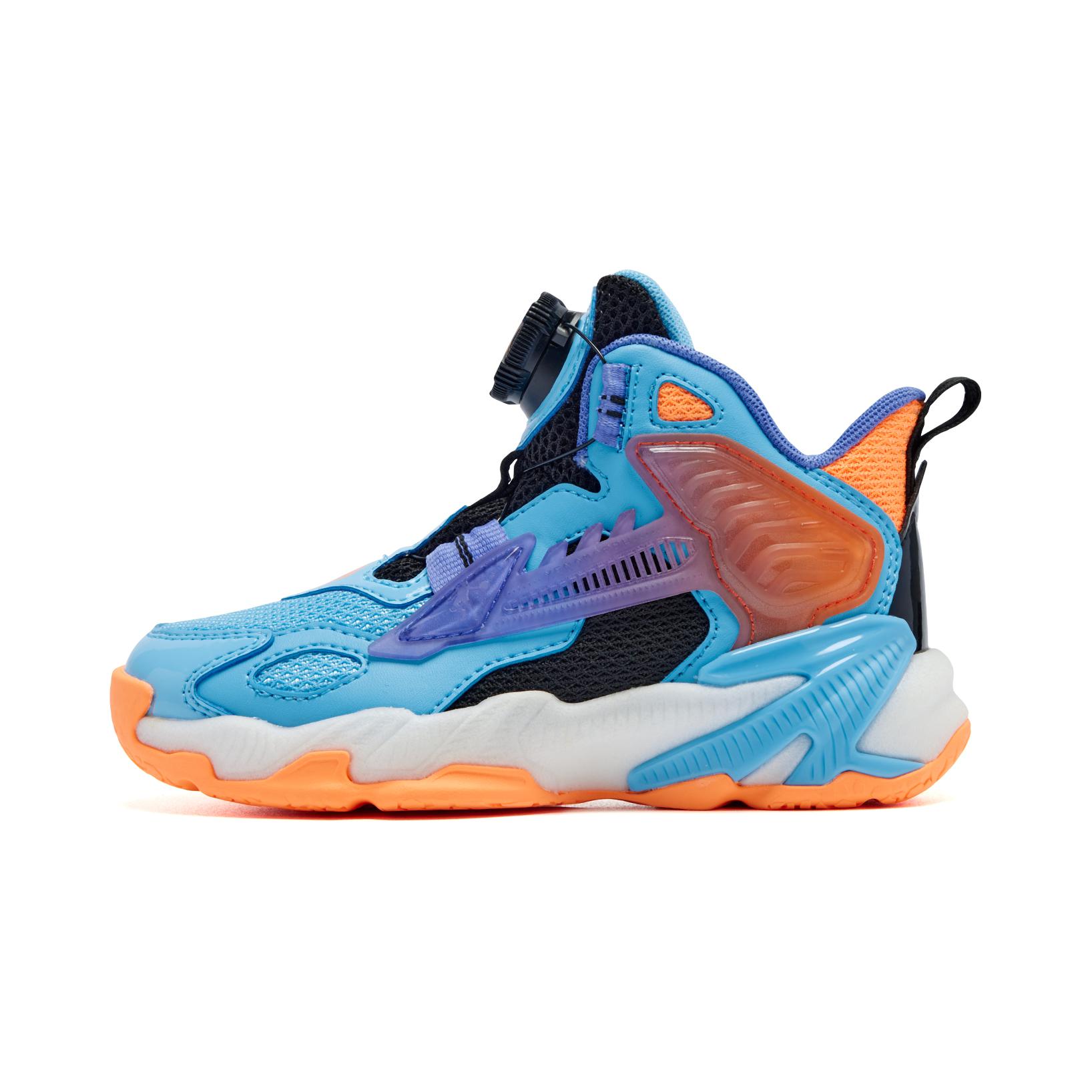 QIAODAN Детские баскетбольные кроссовки Assassin с противоскользящим износостойким верхом, синие, оранжевые, для детей от 3 до 7 лет
QIAODAN Детские баскетбольные кроссовки Assassin с противоскользящим износостойким верхом, синие, оранжевые, для детей от 3 до 7 лет