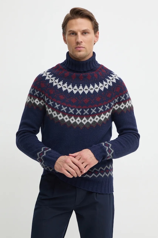 Шерстяной свитер Barbour, темно-синий
Шерстяной свитер Barbour, темно-синий