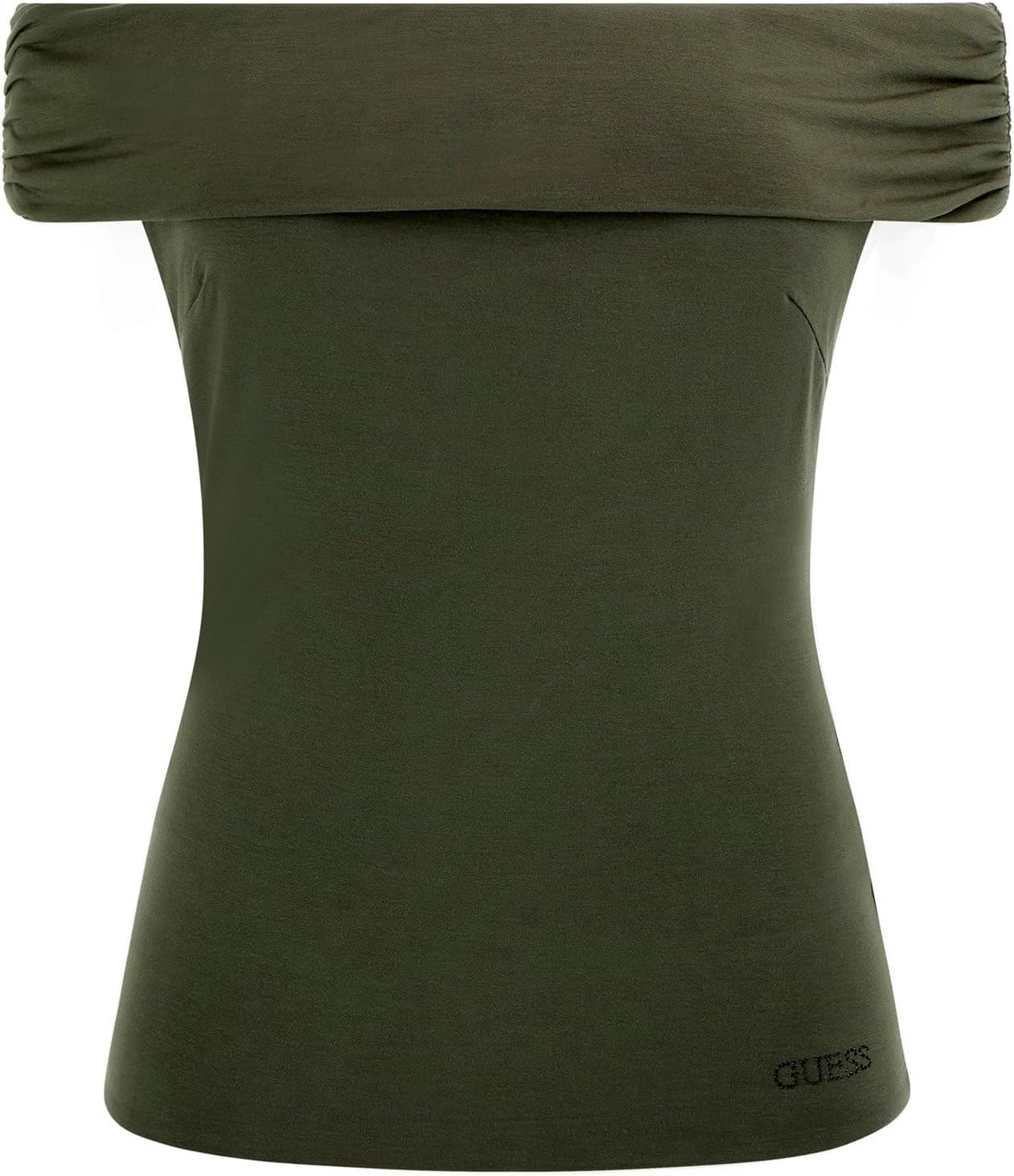 Женский топ GUESS Eco Charlotte с открытыми плечами, Green Plant
Женский топ GUESS Eco Charlotte с открытыми плечами, Green Plant