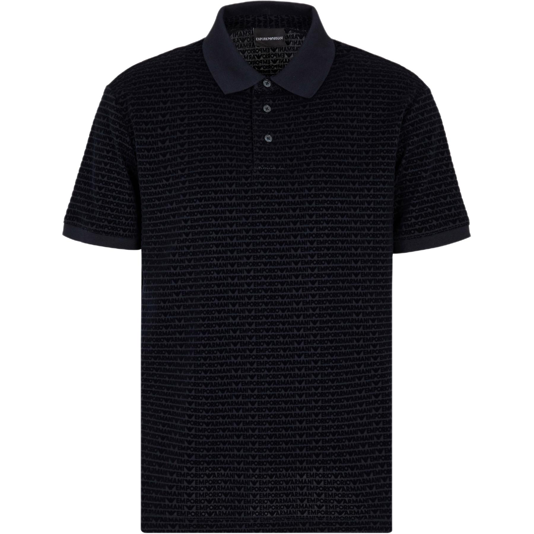 Джерси поло из смесового лайоселла с флоковой печатью по всей поверхности EMPORIO ARMANI, синий
Джерси поло из смесового лайоселла с флоковой печатью по всей поверхности EMPORIO ARMANI, синий